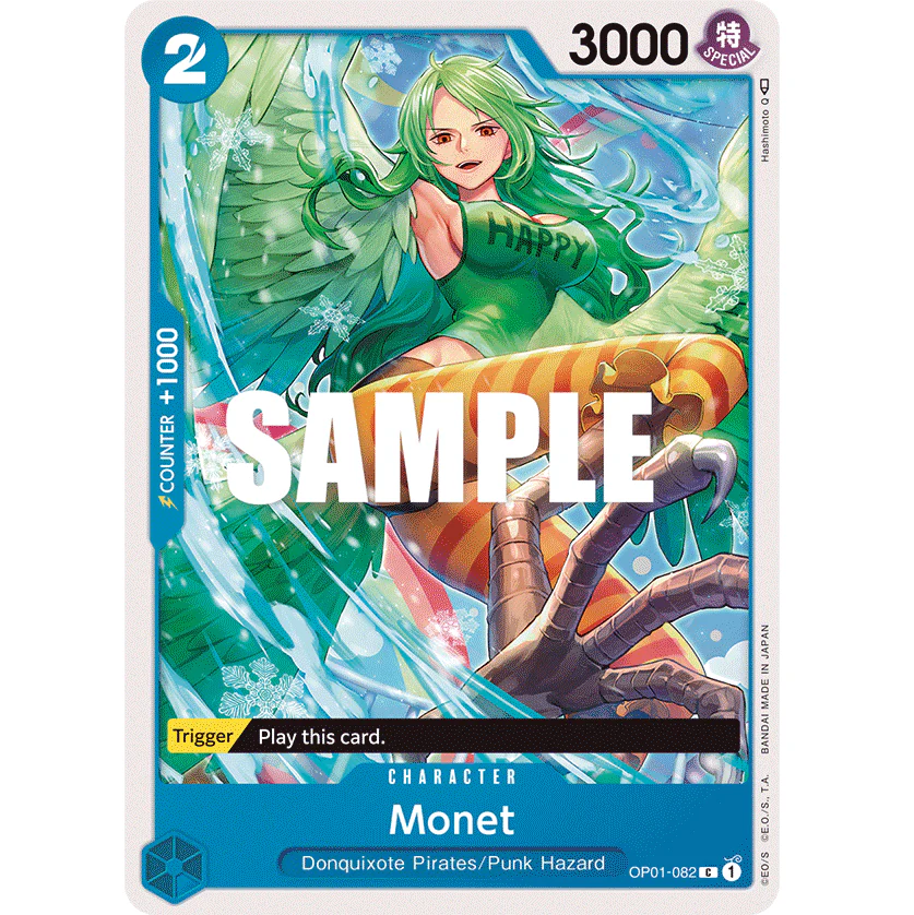 ONE PIECE CARD GAME OP01-082 C MONET "ROMANCE DAWN INGLÉS"