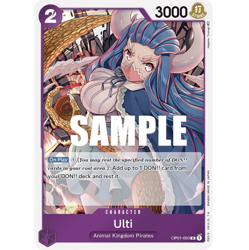 ONE PIECE CARD GAME OP01-093 R ULTI (V.1) "ROMANCE DAWN INGLÉS"