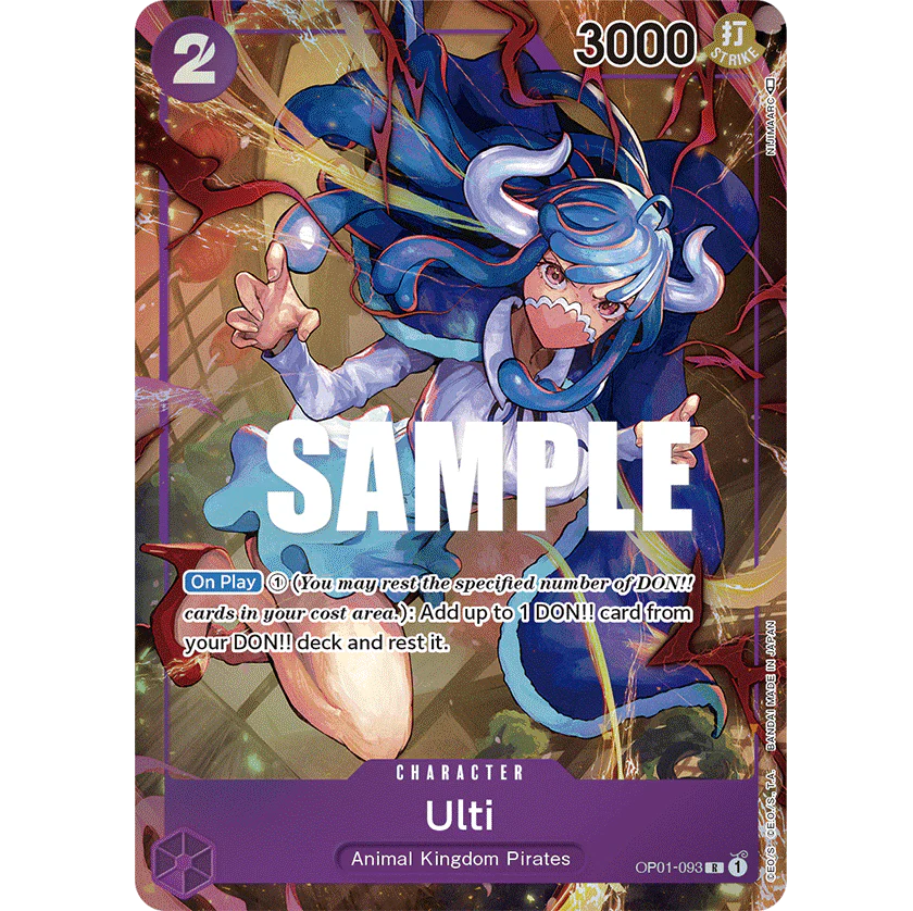 ONE PIECE CARD GAME OP01-093 R ULTI (V.2) "ROMANCE DAWN INGLÉS"