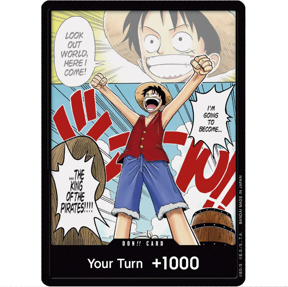 ONE PIECE CARD GAME OP01 DON!! "ROMANCE DAWN INGLÉS"