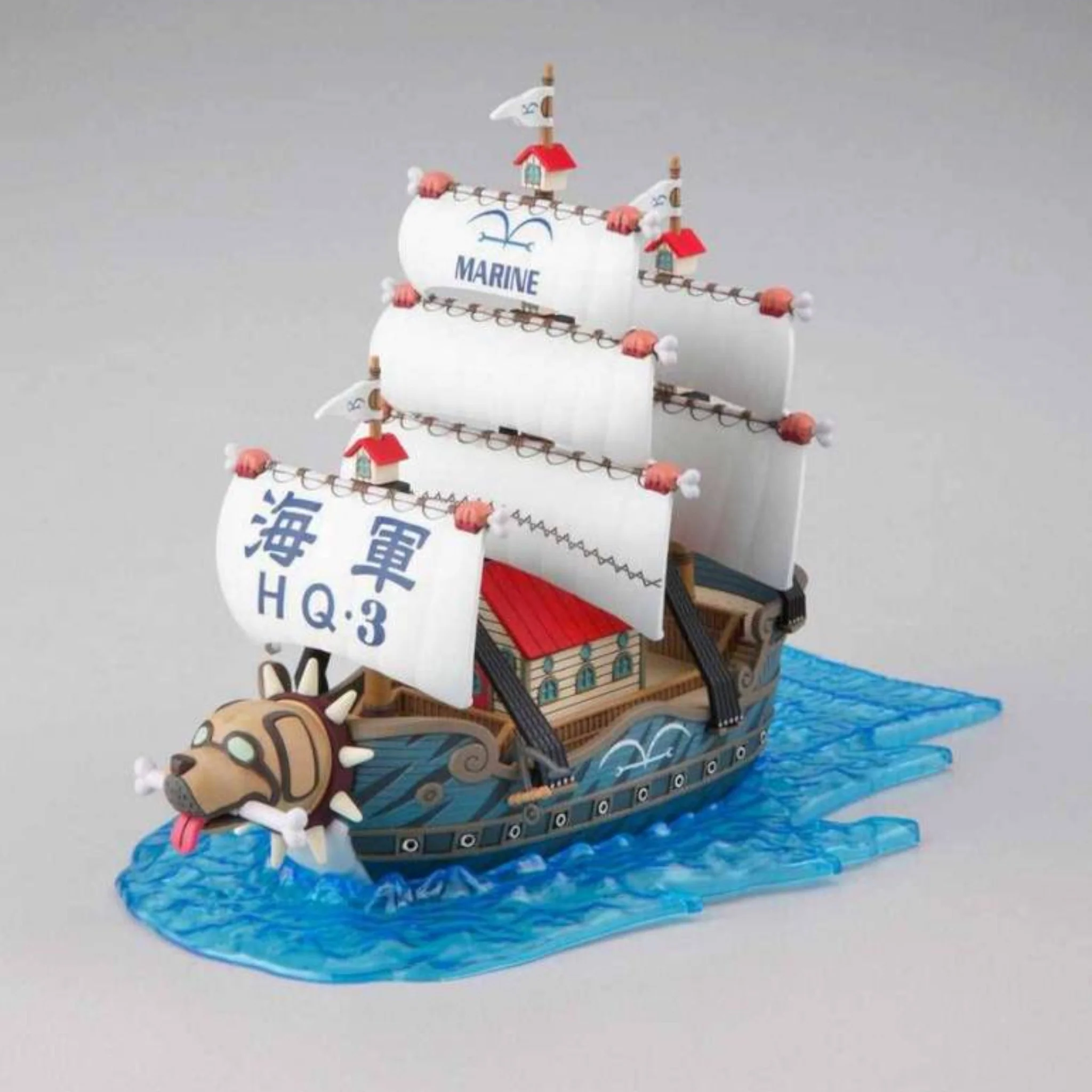 ONE PIECE GRAND SHIP COLLECTION GARP'S RE-RUN MODEL KIT - Image 3