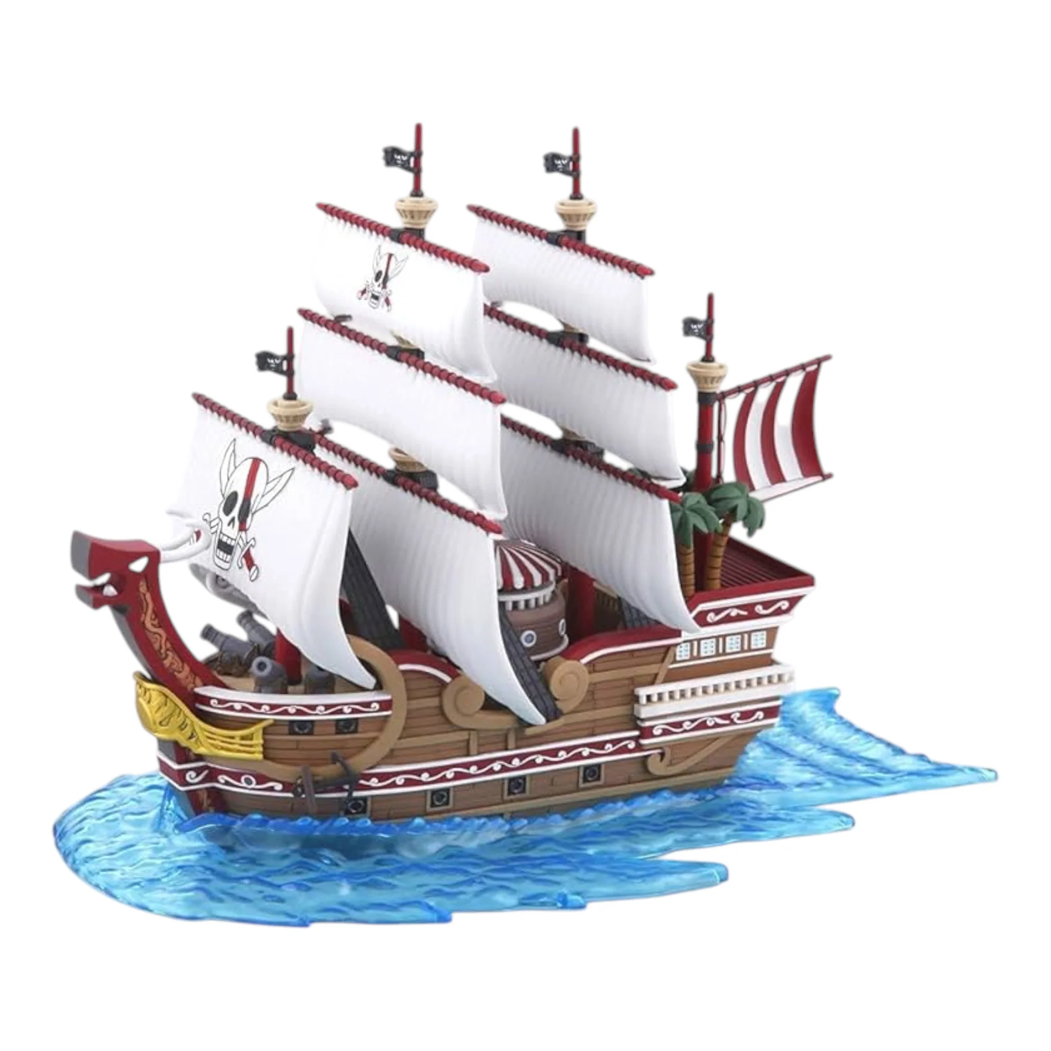 ONE PIECE GRAND SHIP COLLECTION RED FORCE SHANKS RE-RUN MODEL KIT - Image 3