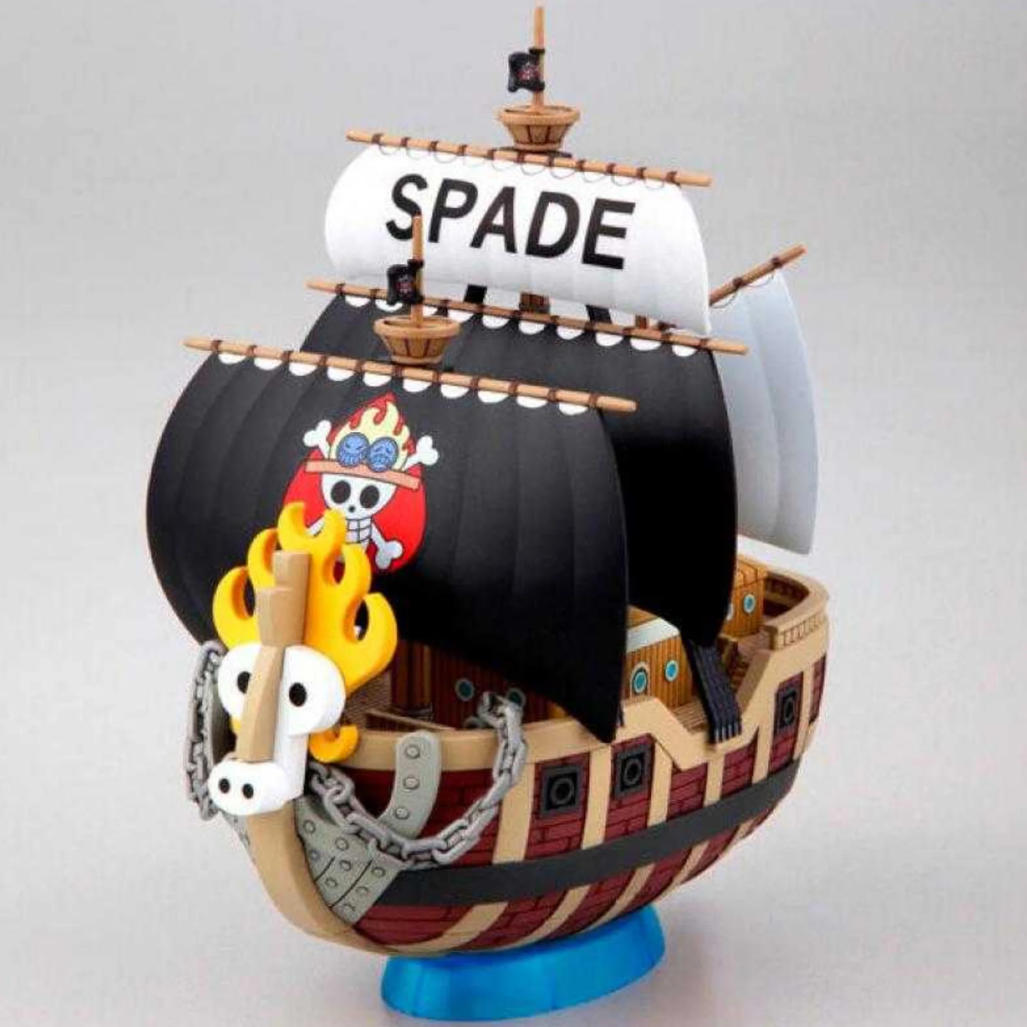 ONE PIECE GRAND SHIP COLLECTION SPADE PIRATES' ACE RE-RUN MODEL KIT - Image 3