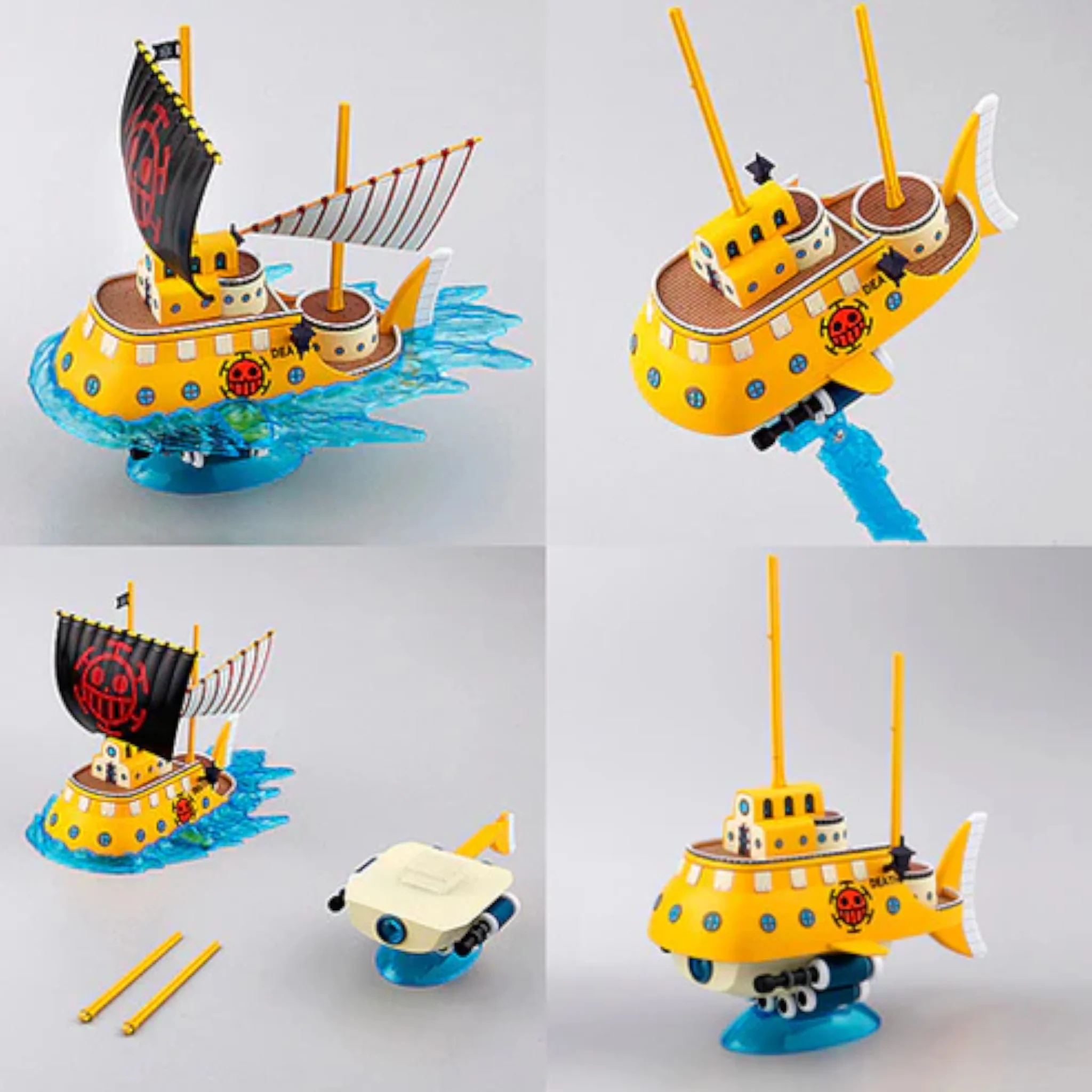 ONE PIECE GRAND SHIP COLLECTION TRAFALGAR LAW'S SUBMARINE RE-RUN MODEL KIT - Image 5