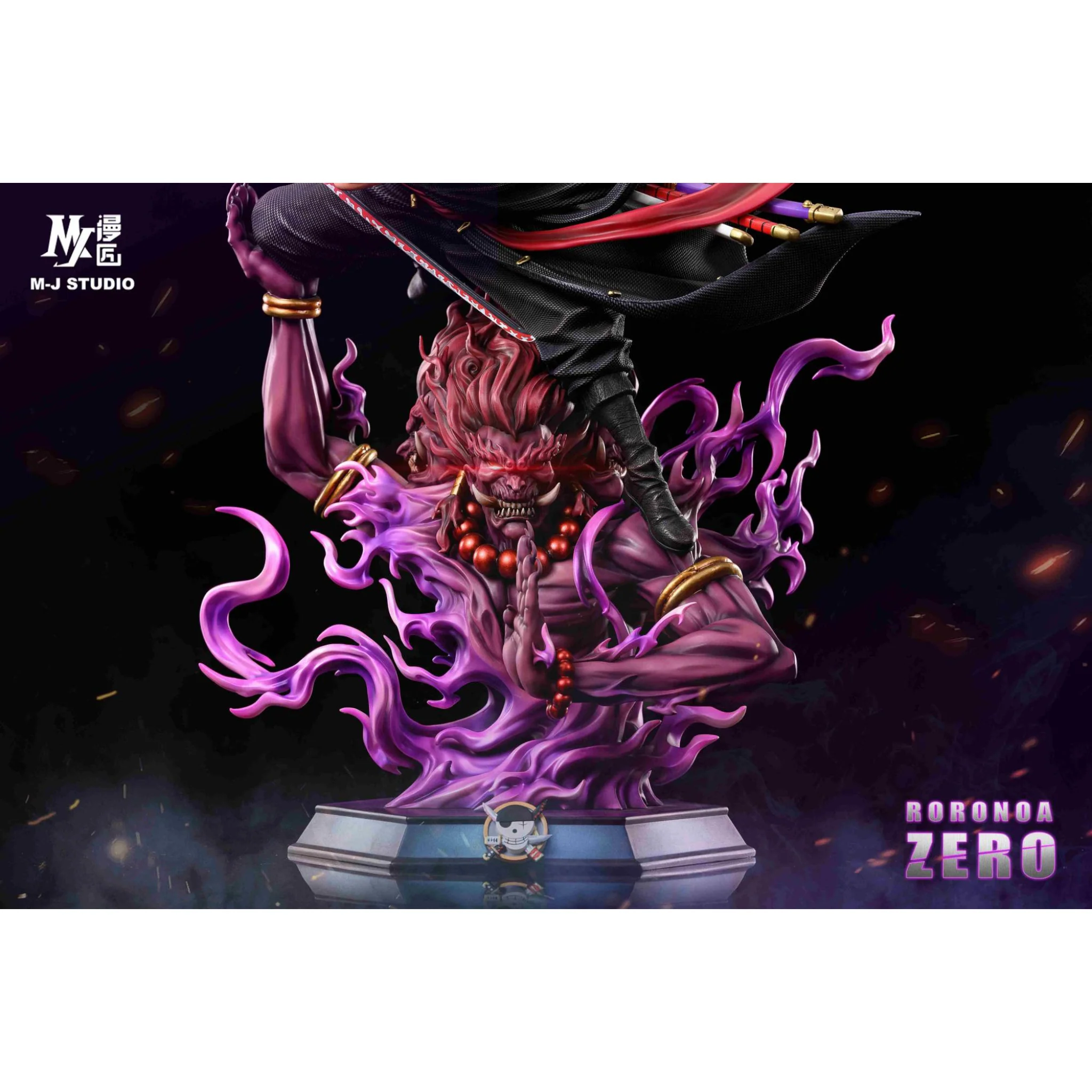 ONE PIECE MJ STUDIO RORONOA ZORO ASURA FORM (SOLID EFECTS) STATUE RESIN - Image 3