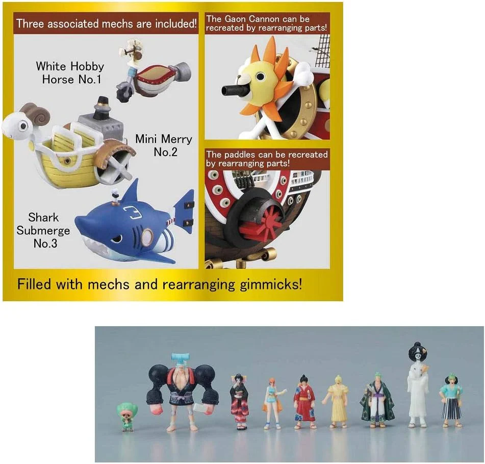 ONE PIECE THOUSAND SUNNY LAND OF WANO RE-RUN MODEL KIT - Image 9