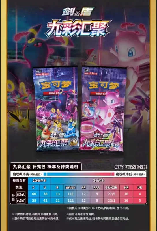 POKEMON SIMPLIFIED CHINESE EEVEE CARD DISPLAY GIFT SET (RANDOM) - Image 5