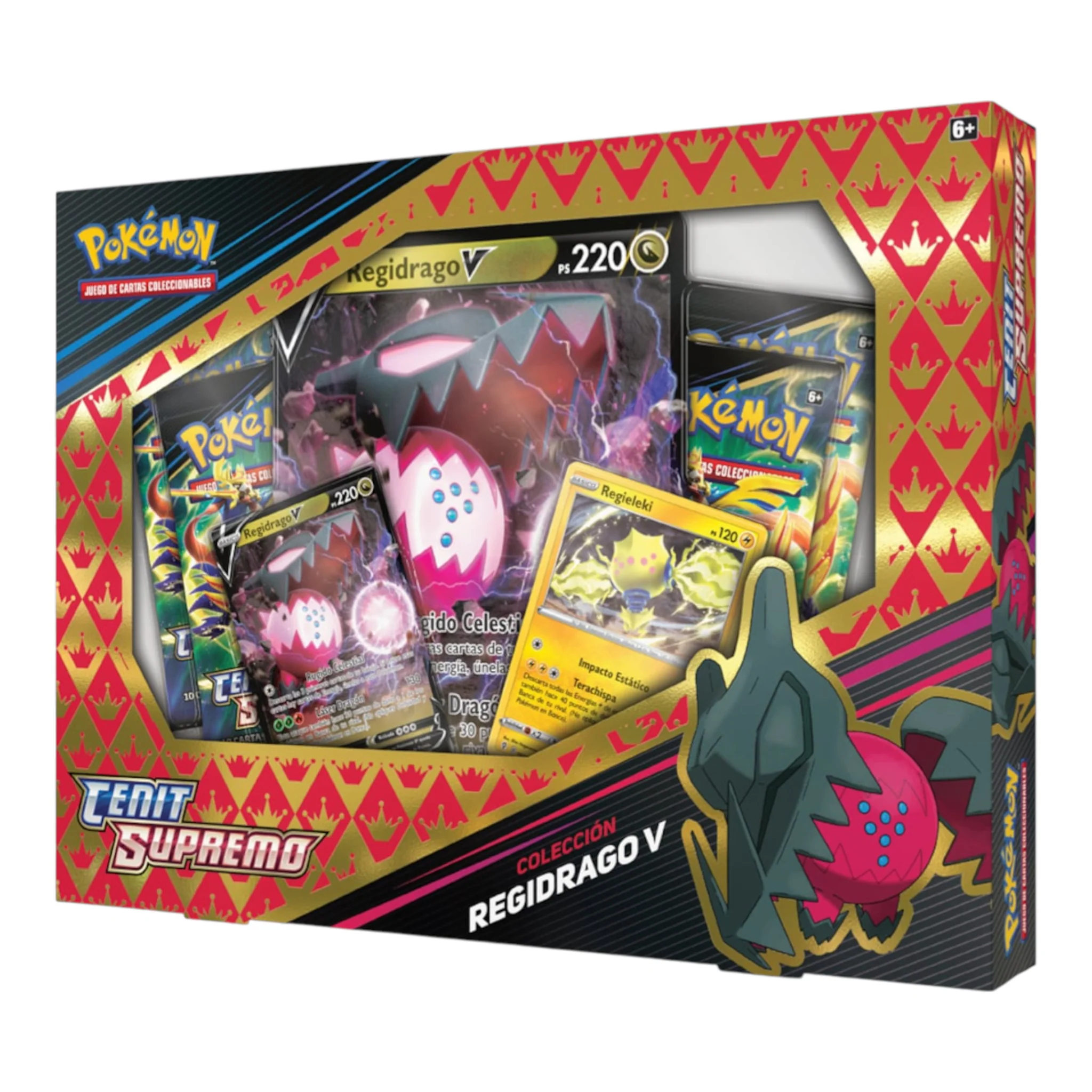 POKEMON TCG BOX REGIDRAGO/REGIELEKI V CENIT SUPREMO (ESPAÑOL) - Image 2