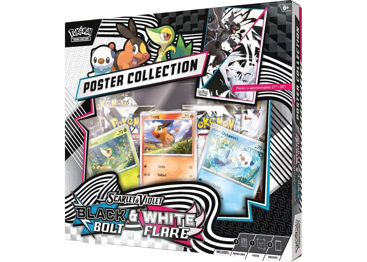 POKEMON TCG POSTER COLLECTION BLACK & WHITE UNOVA (INGLÉS)