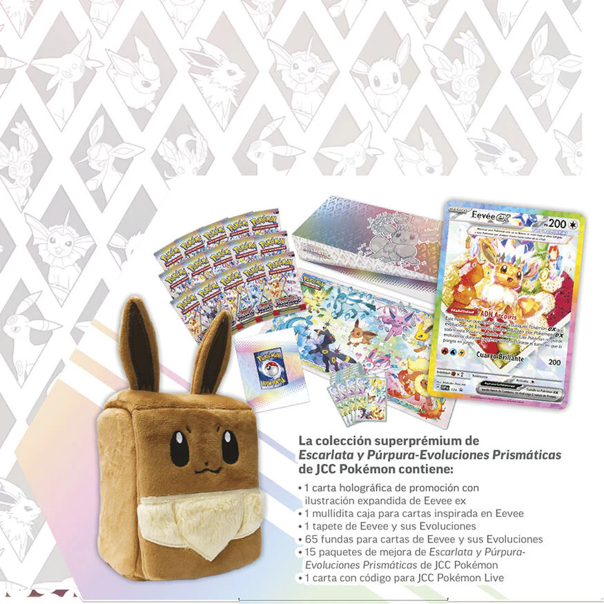 ULTRA PREMIUM COLLECTION EVOLUCIONES PRISMÁTICAS UPC POKEMON (ESPAÑOL) - Image 2
