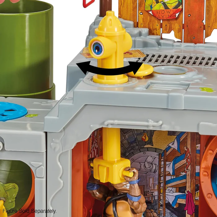 SECRET SEWER LID PLAYSET CLASSIC TMNT MUTANT MODULE - PLAYMATES TOYS - Image 5