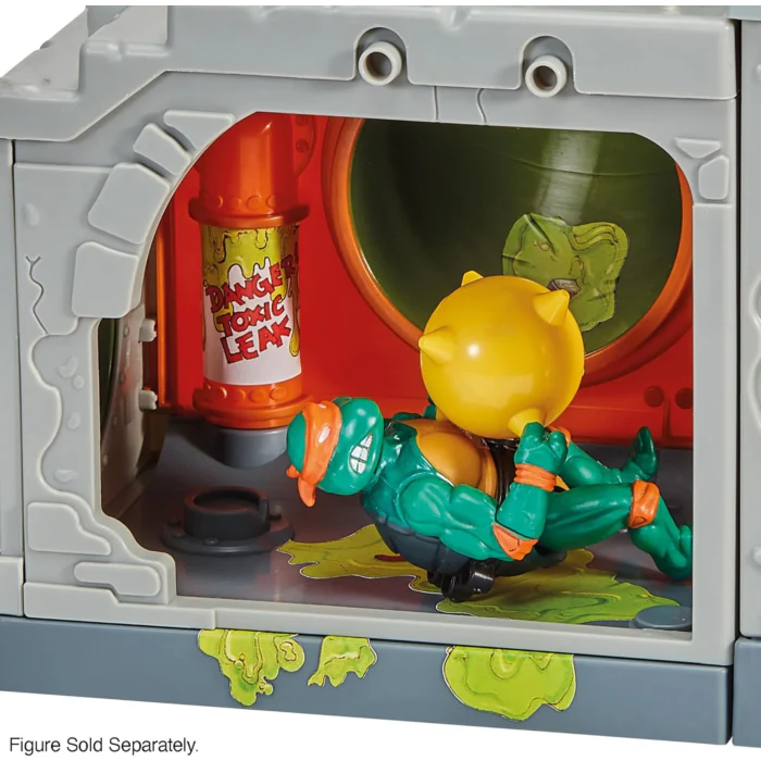 SECRET SEWER LID PLAYSET CLASSIC TMNT MUTANT MODULE - PLAYMATES TOYS - Image 8