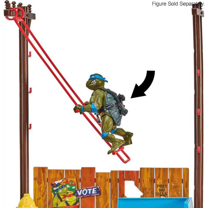SECRET SEWER LID PLAYSET CLASSIC TMNT MUTANT MODULE - PLAYMATES TOYS - Image 9