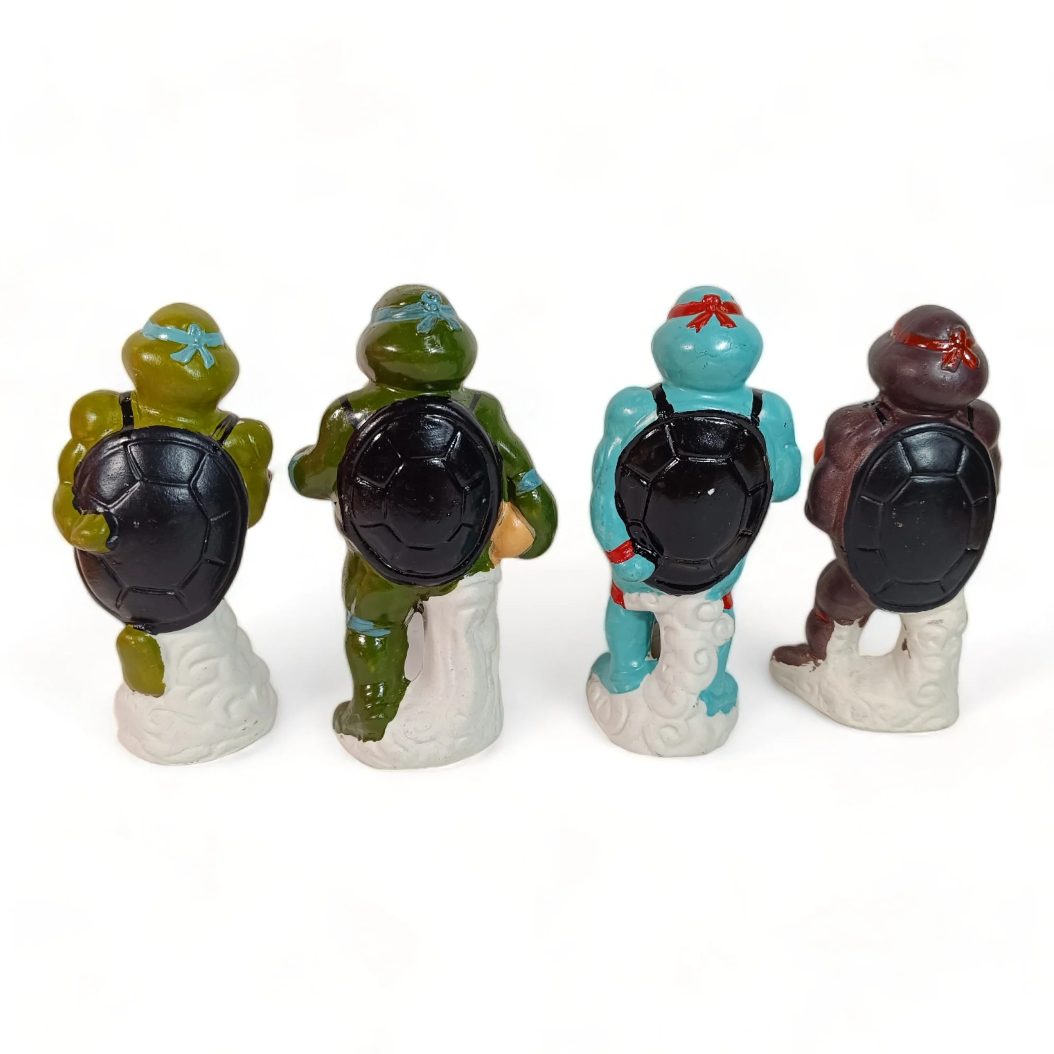 SET COMPLETO TORTUGAS NINJA TMNT CERÁMICA BOOTLEG C. AÑOS 90 MADE IN SPAIN - Image 3