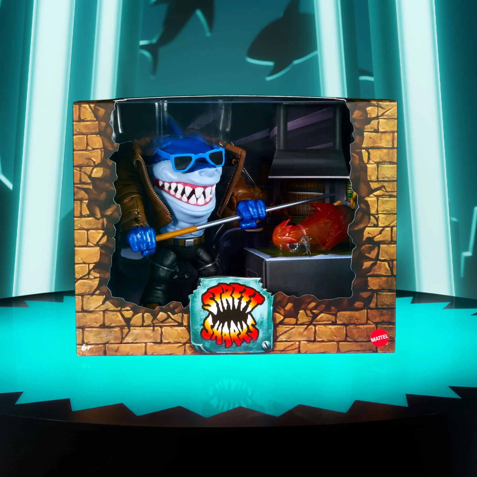 STREET SHARKS 2024 RIPSTER SDCC "A SHARK AMONG US" MATTEL 30TH ANNIVERSARY EXCLUSIVE - Image 7