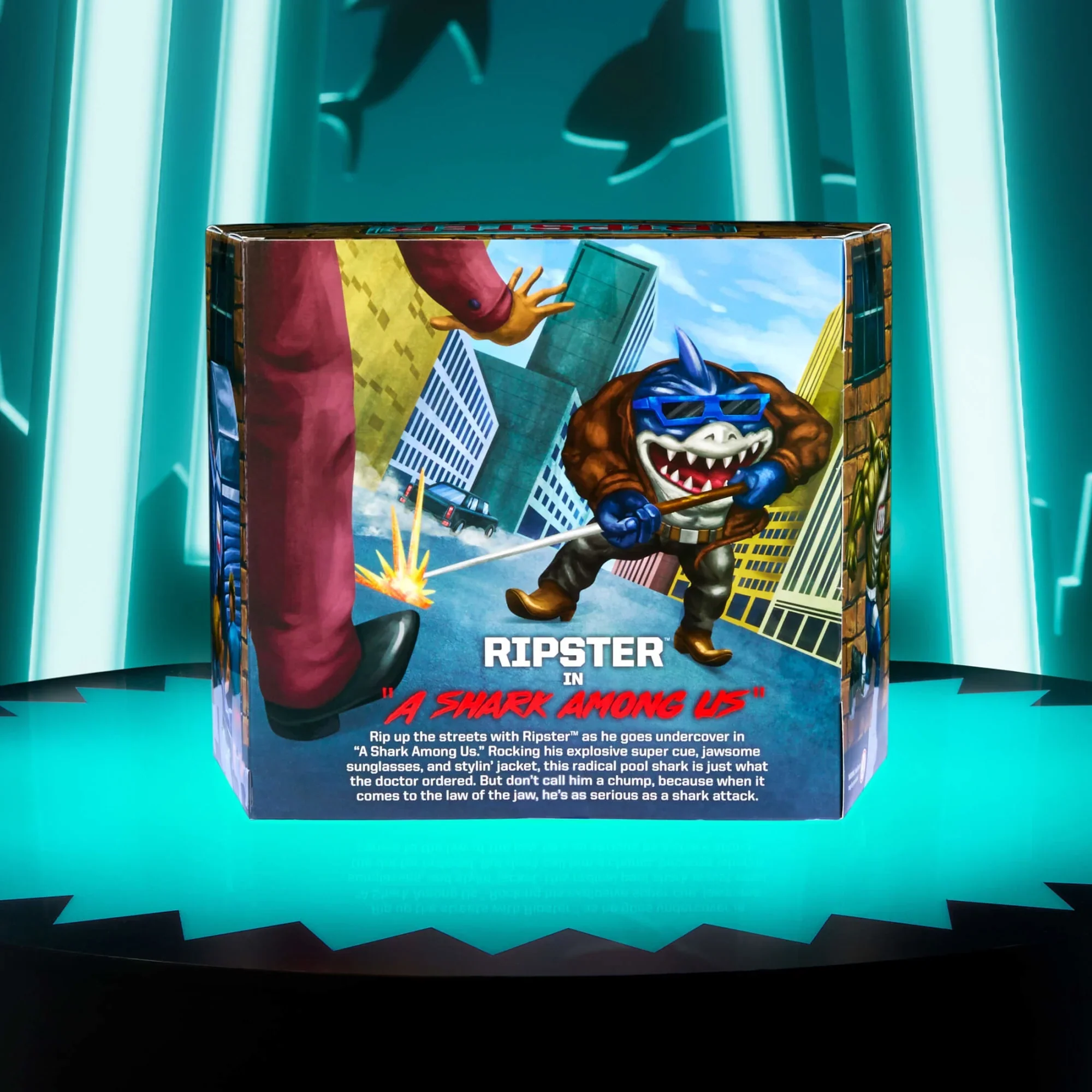 STREET SHARKS 2024 RIPSTER SDCC "A SHARK AMONG US" MATTEL 30TH ANNIVERSARY EXCLUSIVE - Image 9