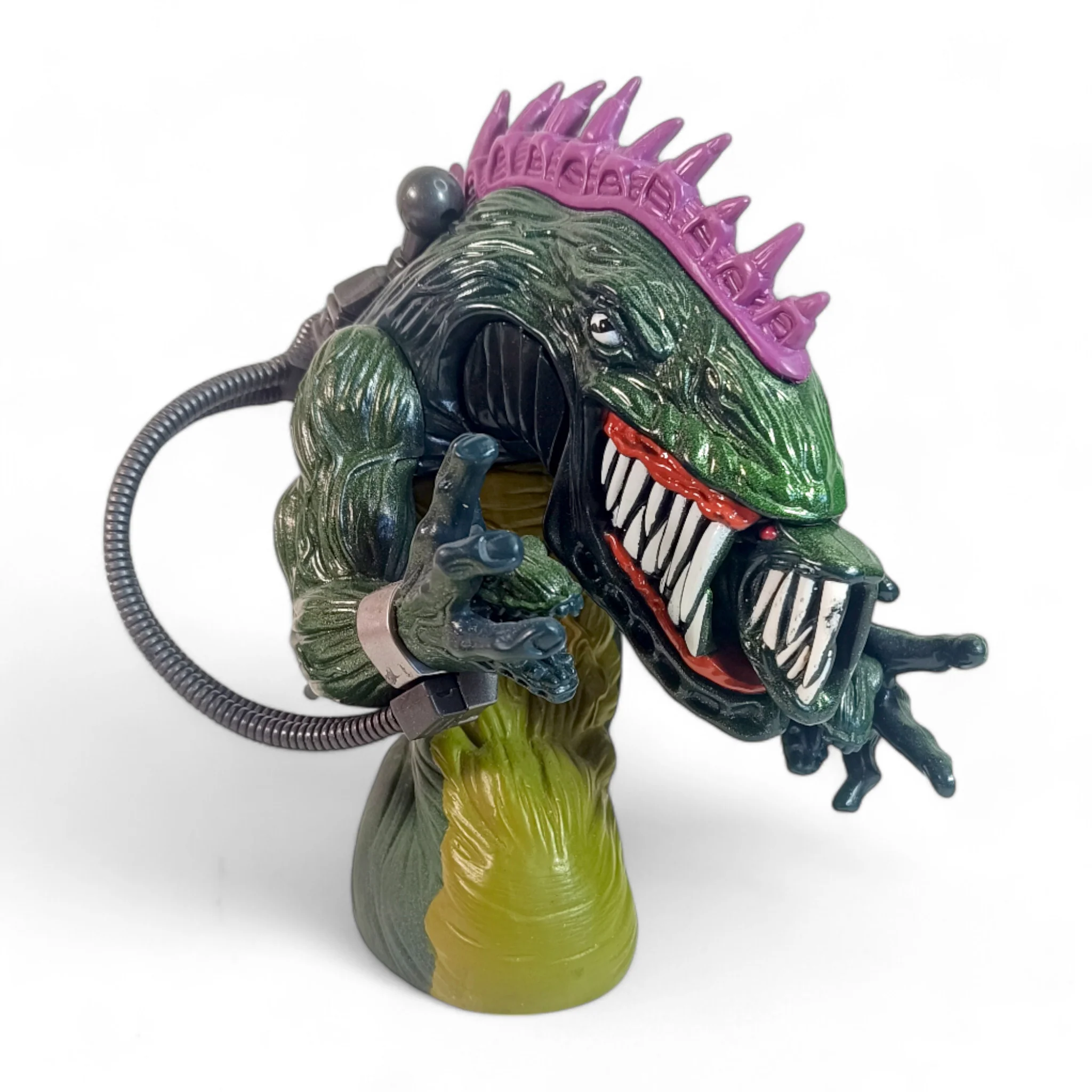 FIGURA DE ACCION STREET SHARKS EVIL REPTEEL MATTEL 1995 SERIE 4 (COMPLETO) - Image 3