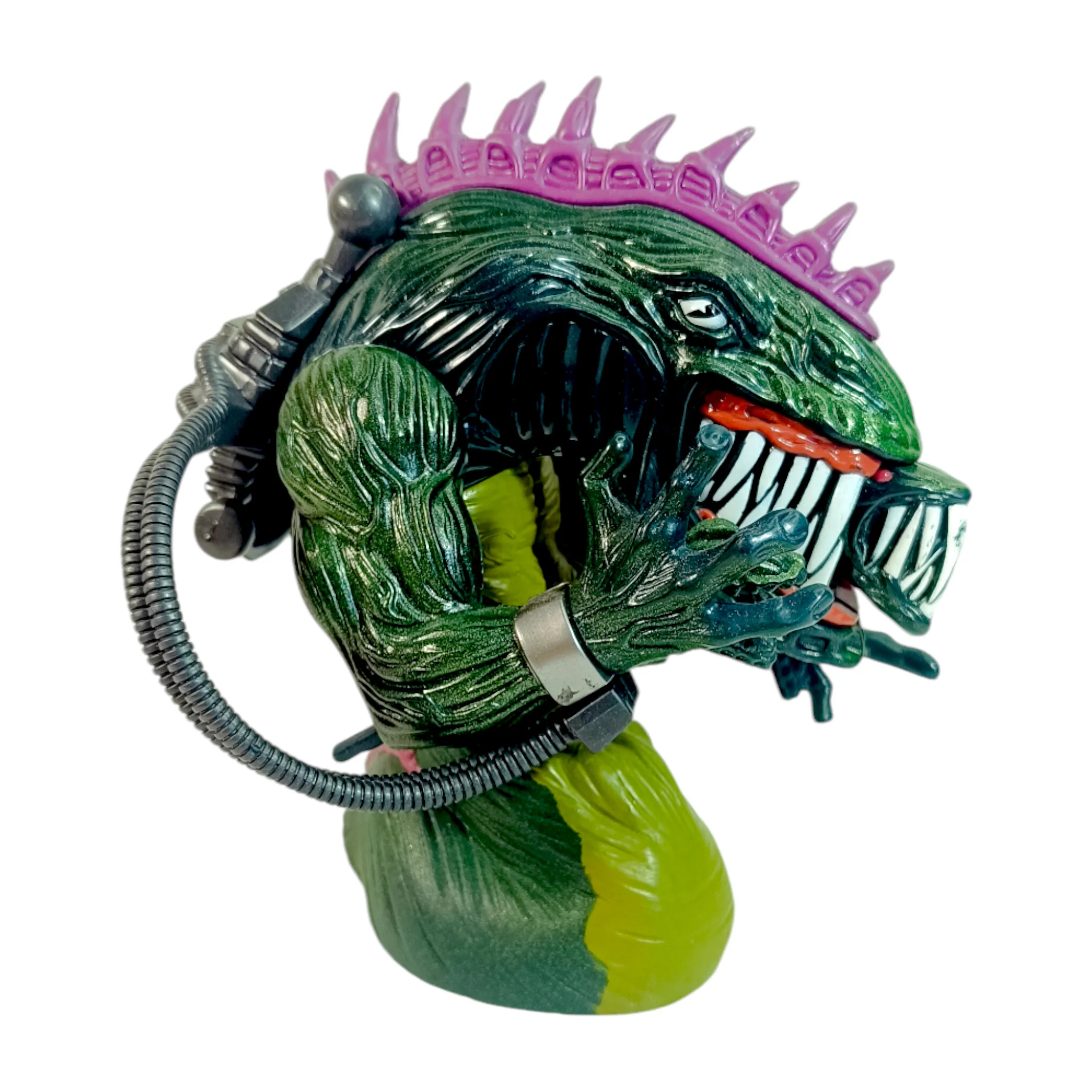 FIGURA DE ACCION STREET SHARKS EVIL REPTEEL MATTEL 1995 SERIE 4 (COMPLETO) - Image 5