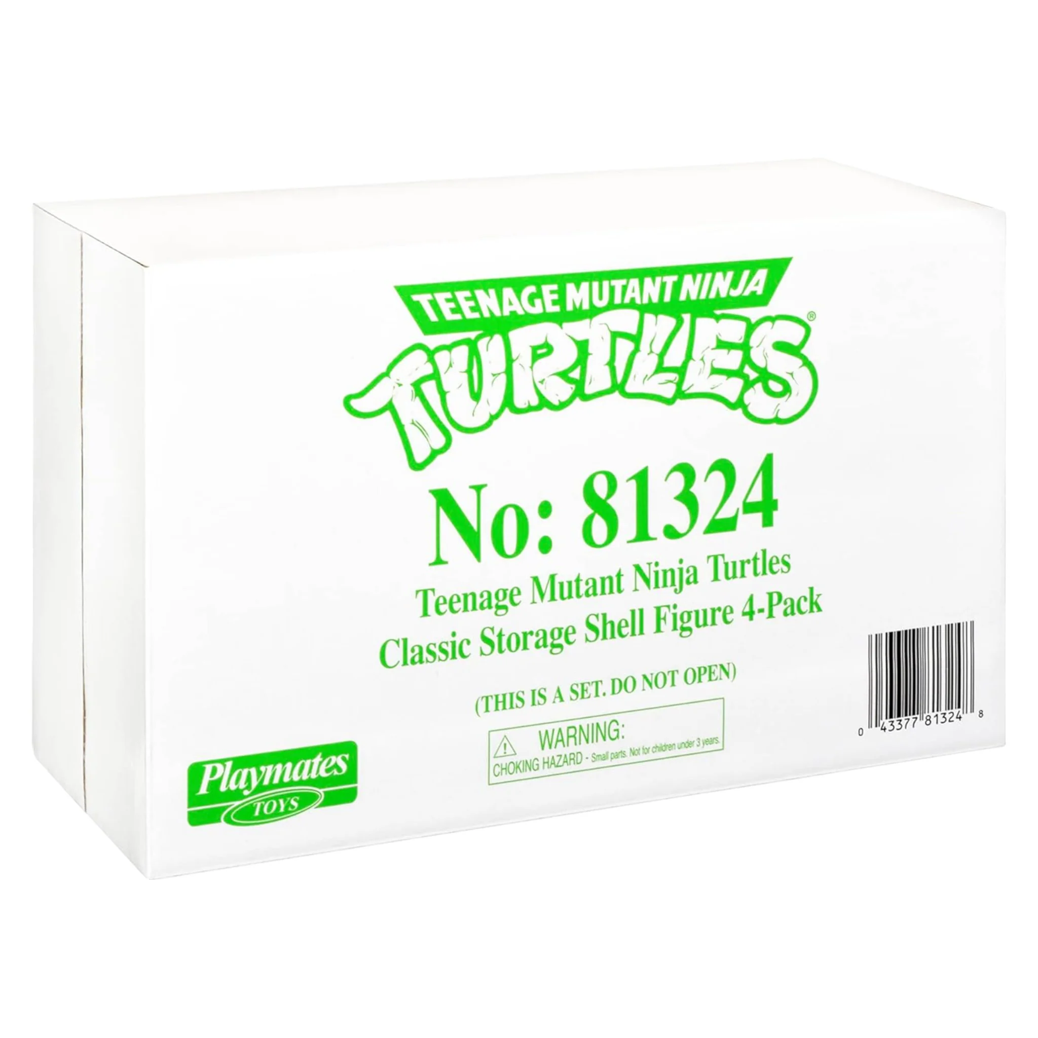 COMPLETE SET TEENAGE MUTANT NINJA TURTLES: CLASSIC STORAGE SHELL 4" PLAYMATES TOYS - Image 5