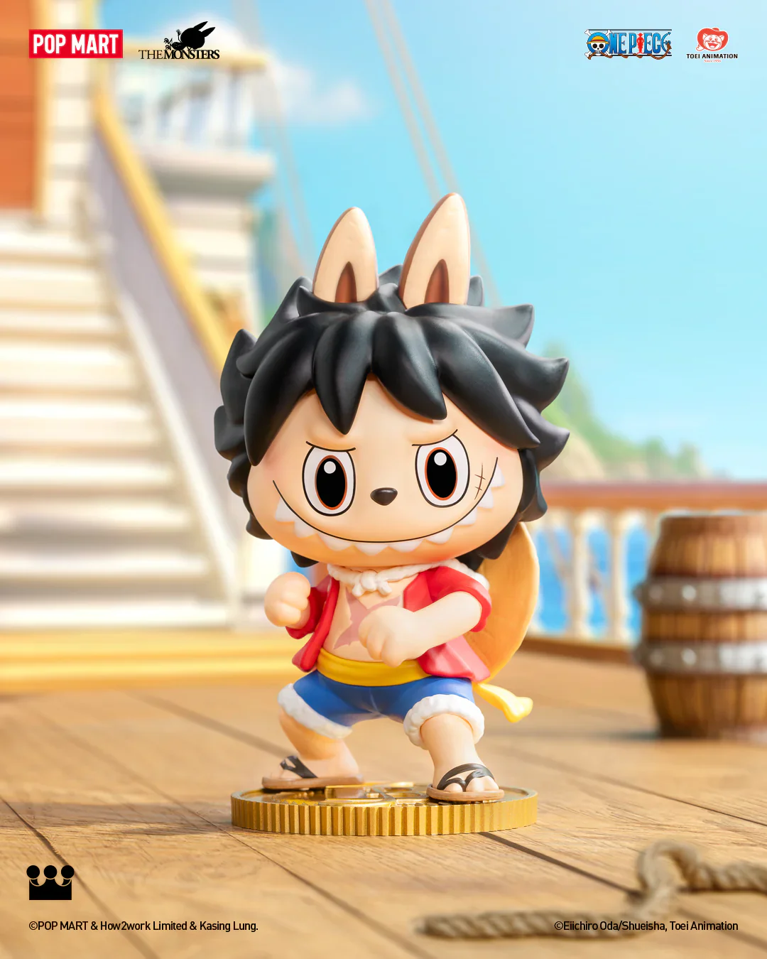 POP MART LABUBU THE MONSTERS X ONE PIECE SERIES FIGURES - Image 3