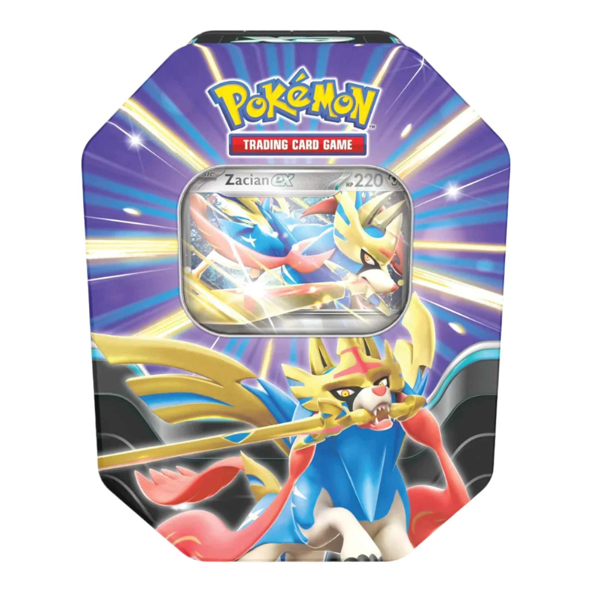 LATA SLASHING LEGENDS EX ZACIAN & KORAIDON TIN POKEMON TCG (INGLÉS) - Image 3