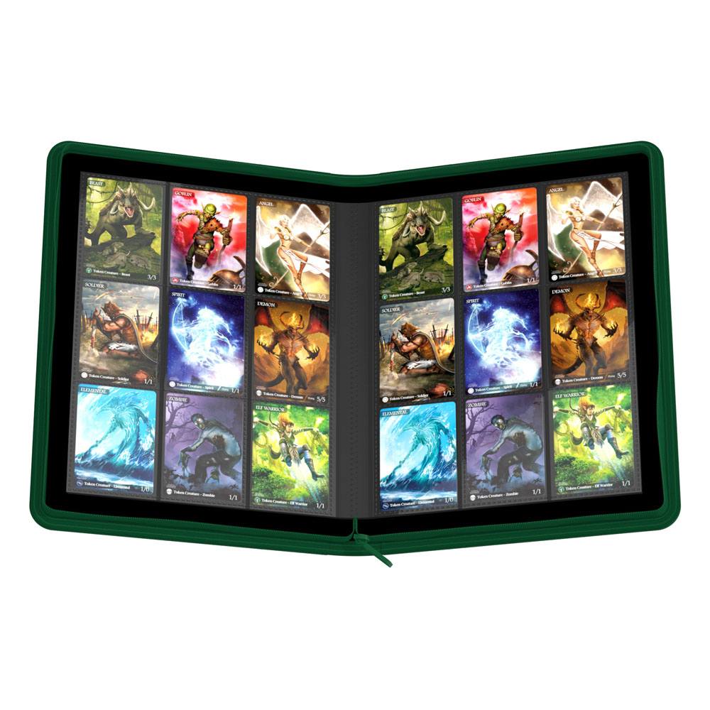 Album cartas TCG Ultimate Guard Zipfolio 360 - 18-Pocket XenoSkin Verde - Image 2