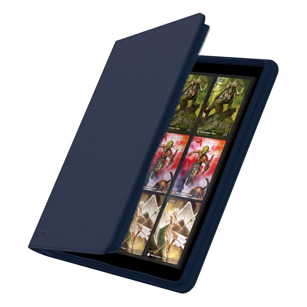 Album cartas TCG Ultimate Guard Zipfolio 480 - 24-Pocket XenoSkin (Quadrow) - Azul - Image 4