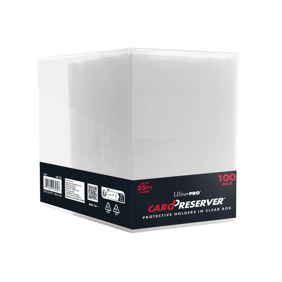 ULTRA PRO - CARD PRESERVER 100 PACK 35PT IN CLEAR BOX