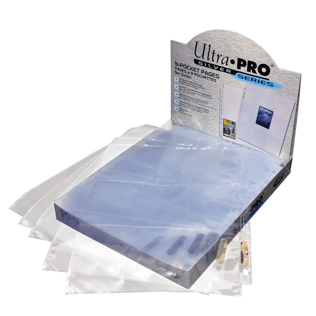 ULTRA PRO - HOJAS 9 BOLSILLOS SILVER SERIES (100) - Image 3