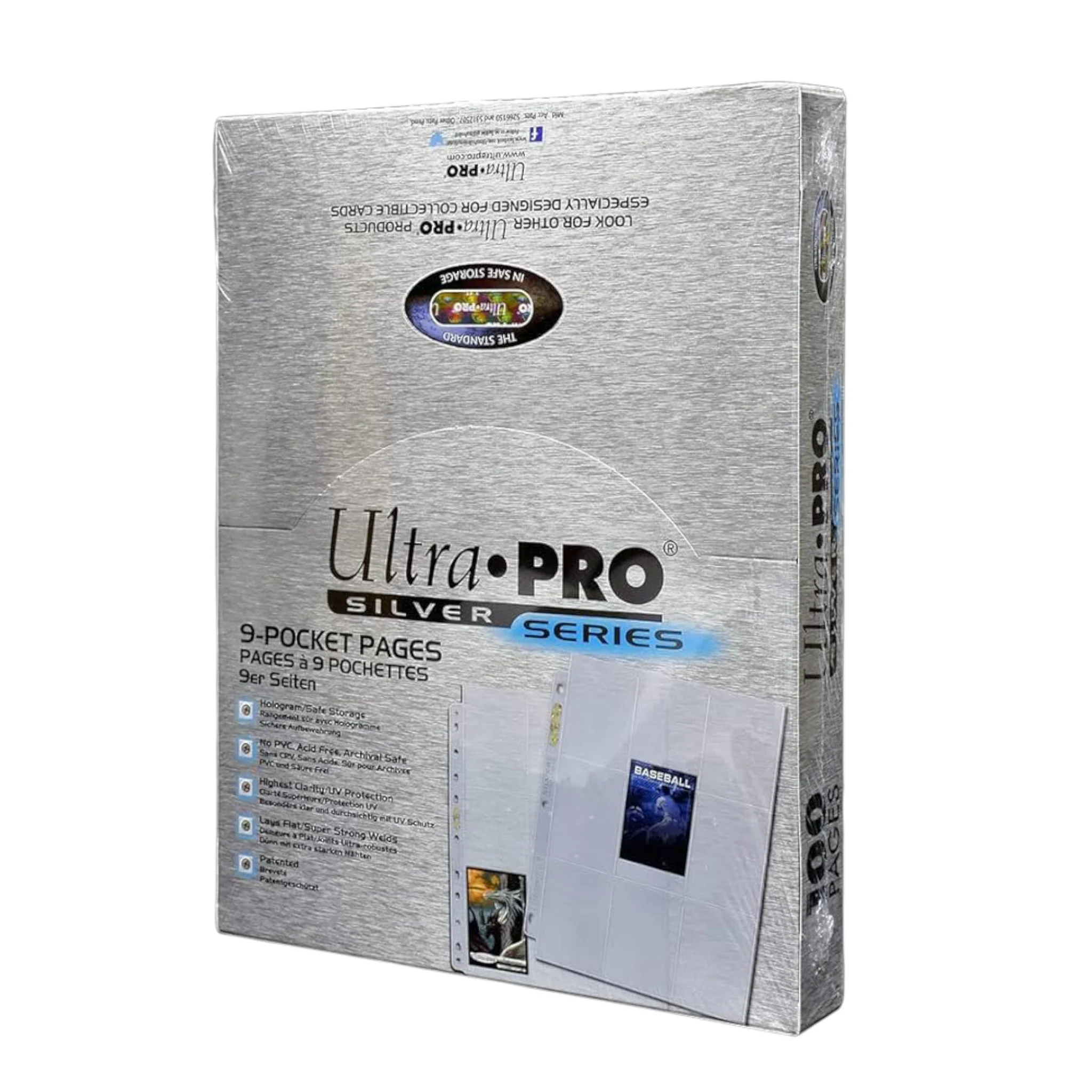 ULTRA PRO - HOJAS 9 BOLSILLOS SILVER SERIES (100) - Image 5