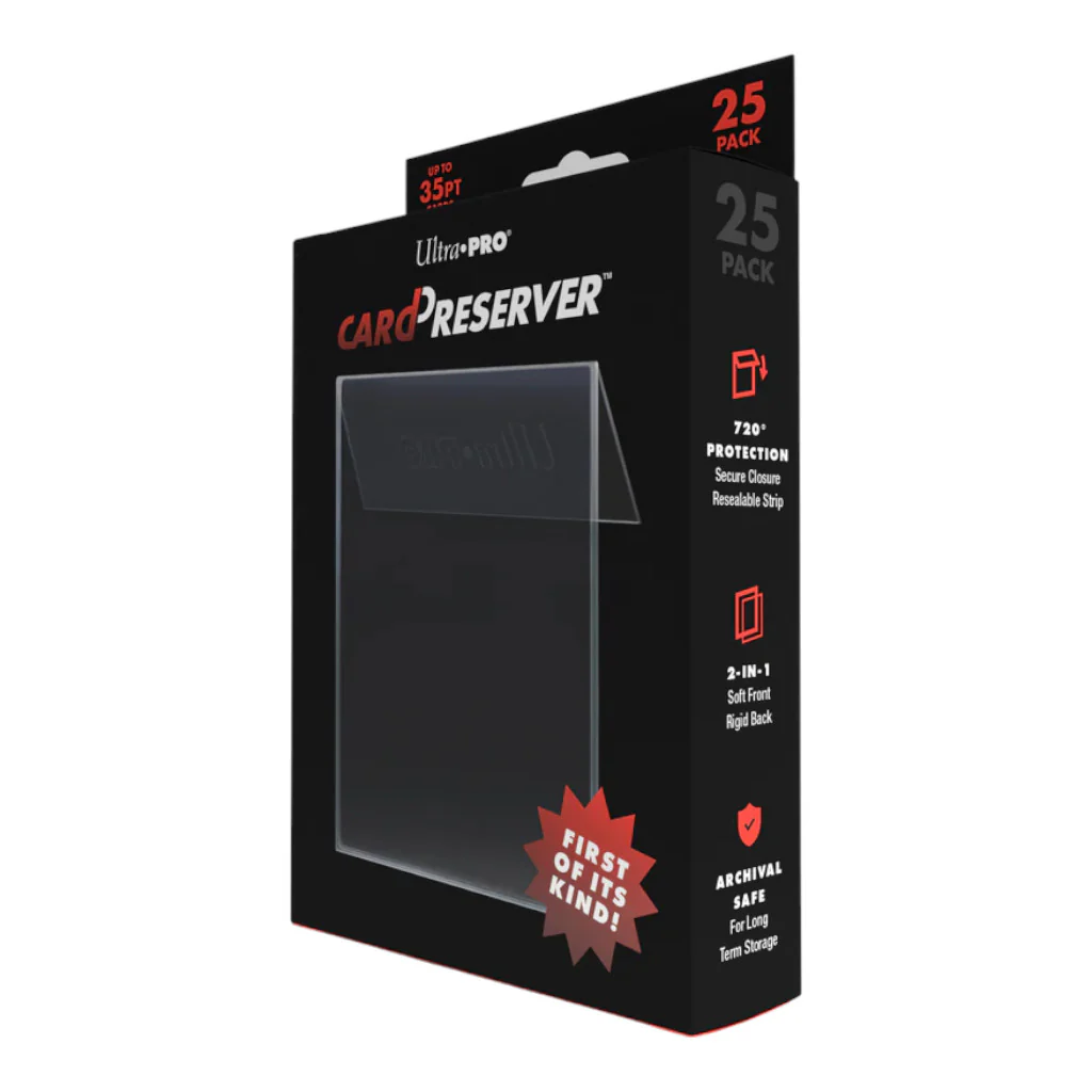 ULTRA PRO - CARD PRESERVER BLACK RIGID SLEEVES 35PT (25 UNIDADES)
