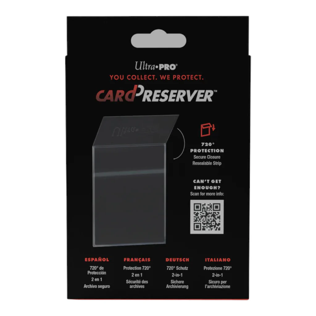 ULTRA PRO - CARD PRESERVER BLACK RIGID SLEEVES 35PT (25 UNIDADES) - Image 4