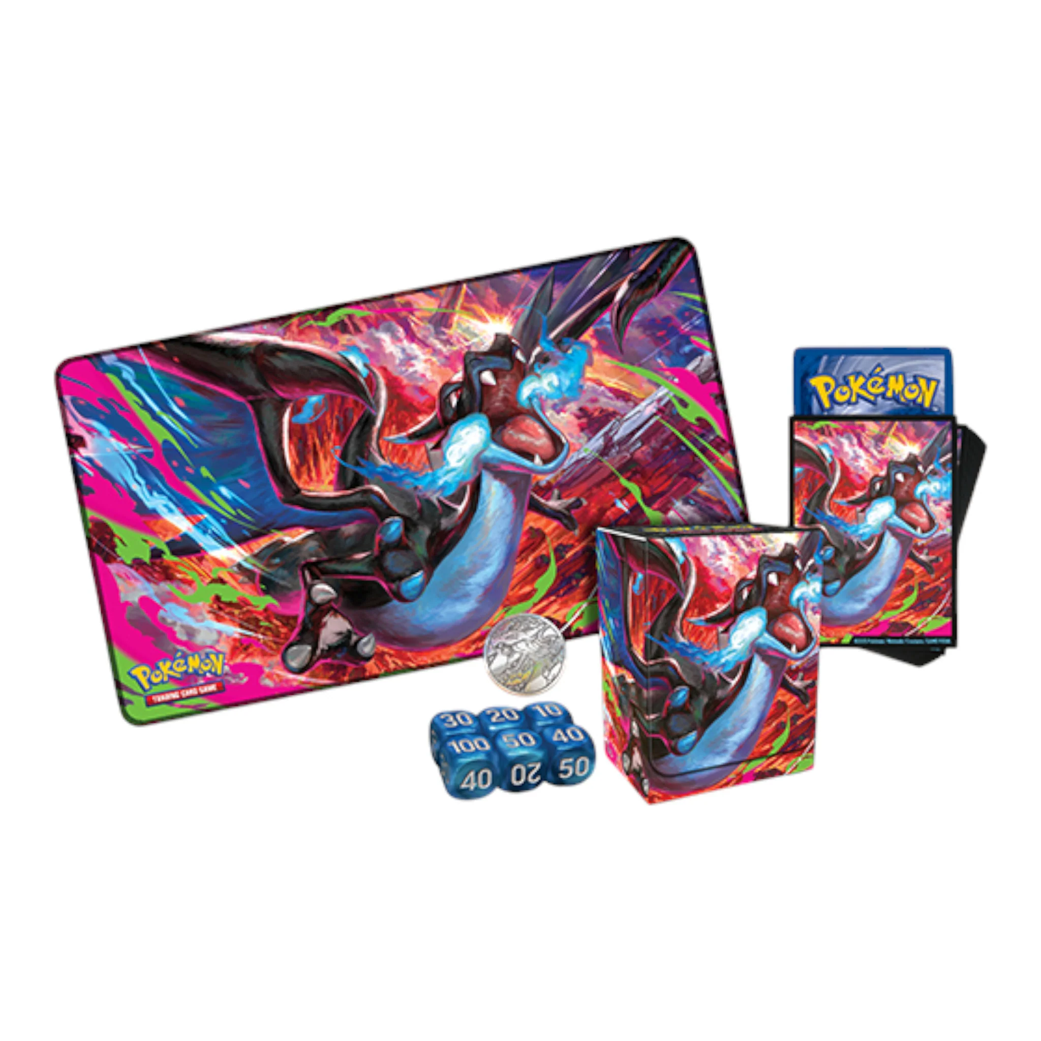 UPC POKEMON ULTRA PREMIUM MEGA CHARIZARD X EX FUEGOS FANTASMALES - PHANTASMAL FLAMES (ESPAÑOL) - Image 4