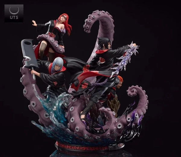 UTS STUDIO NARUTO EAGLE TAKA TEAM SASUKE MIZUZUKI KARIN SHIGEGO 1/7 SCALE STATUE - Image 3