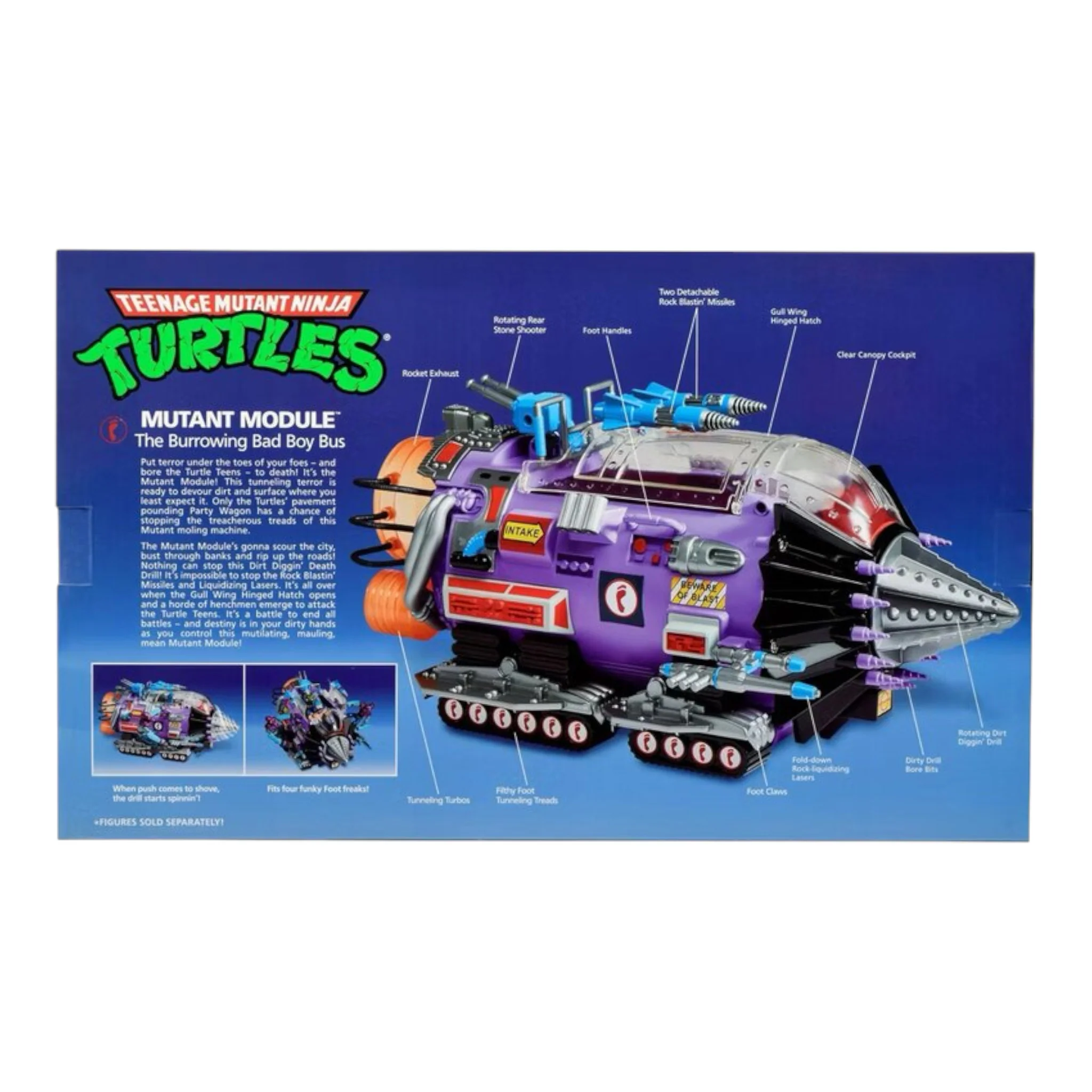 VEHÍCULO MUTANT MODULE CLASSIC TMNT - PLAYMATES TOYS - Image 5
